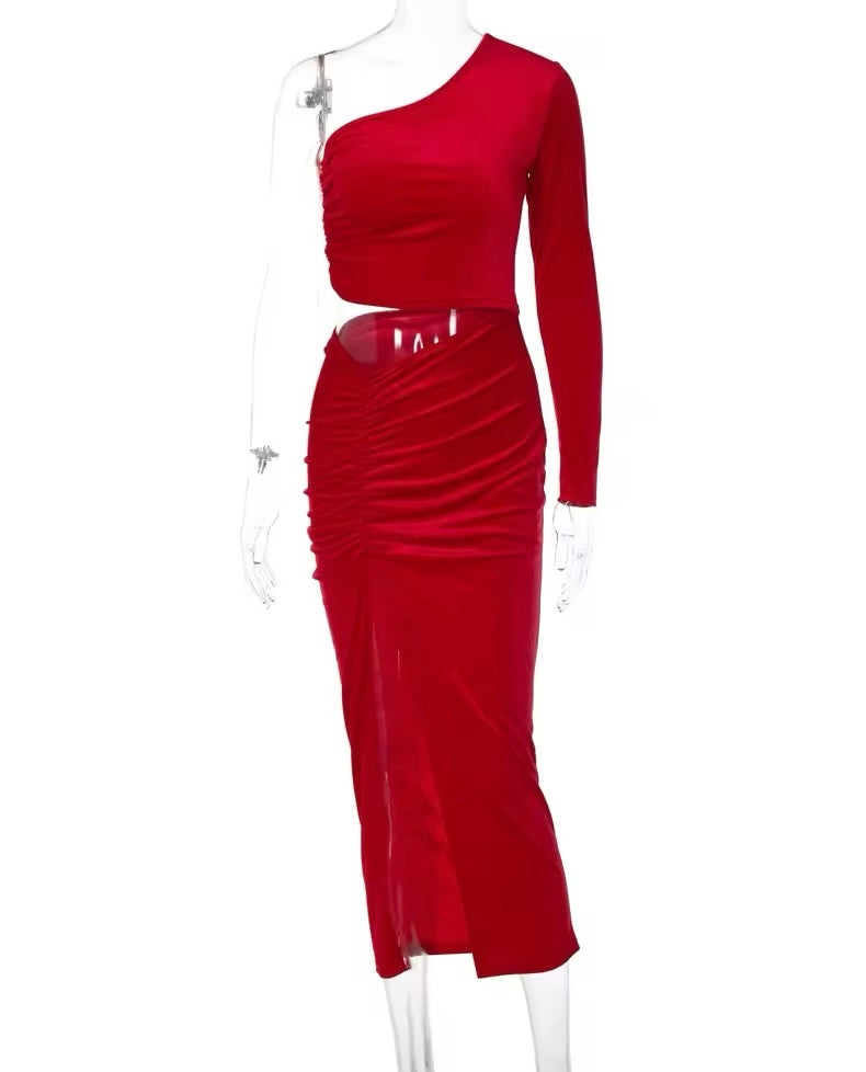 Vestido Velvet Cut Out