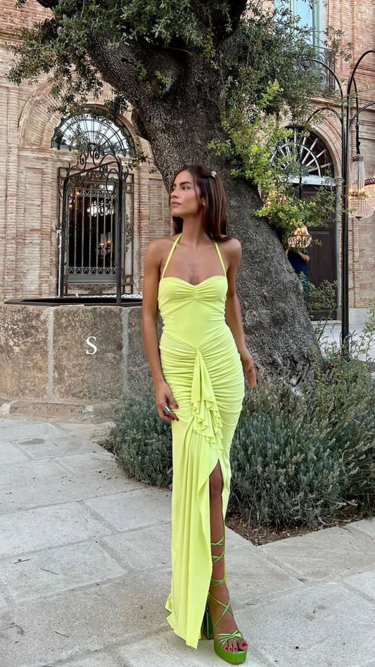 Vestido Borlas Neón